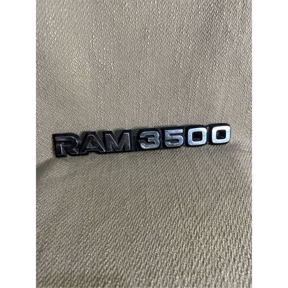 Dodge Ram 3500 RH Emblem 85501-C Chrome Used Condition genuine part ￼ - Picture 2 of 9